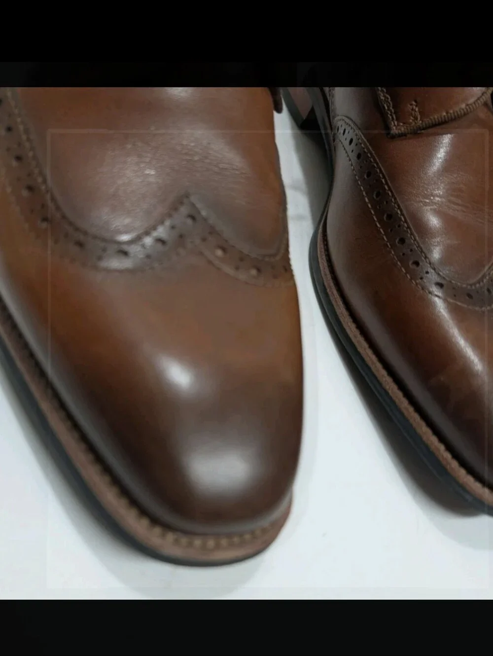 Ted Baker London Waldem Broque Chukka Ankle Boots 11 Brown Wing Tip